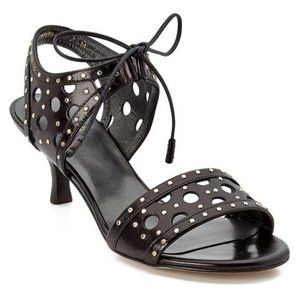 RARE Stuart Weitzman Circular Leather Sandal